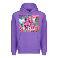 Purple Breast Cancer Boxing Gloves Premium Hoodie - Artiststas