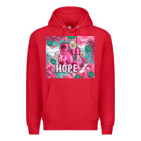 Red Breast Cancer Boxing Gloves Premium Hoodie - Artiststas