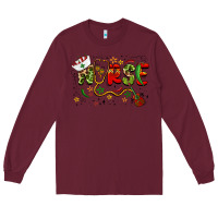 Burgundy cinco de mayo nurse Long Sleeve Tee - BarkalooDesign