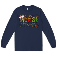 Navy cinco de mayo nurse Long Sleeve Tee - BarkalooDesign