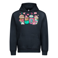 Navy valentines day gnomes coffee cups Urban Hoodie - Jasminsmagicworld