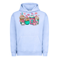 Pigment Grape Ice valentines day gnomes coffee cups Urban Hoodie - Jasminsmagicworld