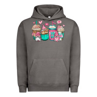 Pigment Tornado valentines day gnomes coffee cups Urban Hoodie - Jasminsmagicworld