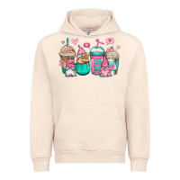 Sandshell valentines day gnomes coffee cups Urban Hoodie - Jasminsmagicworld