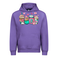 Tulip valentines day gnomes coffee cups Urban Hoodie - Jasminsmagicworld