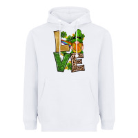White st patricks day gnomes shamrock love Heavyweight Hoodie - RanaPortraitStore