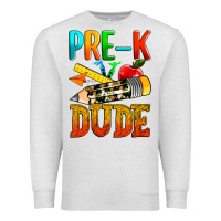 Oatmeal Heather pre k dude Premium Sweatshirt - texasbilliewilder