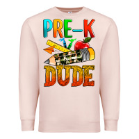 Pale Pink pre k dude Premium Sweatshirt - texasbilliewilder