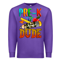 Purple pre k dude Premium Sweatshirt - texasbilliewilder