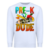 White pre k dude Premium Sweatshirt - texasbilliewilder