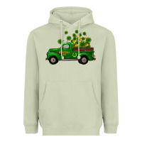 Matcha st patricks truck shamrock horseshoe gold Heavyweight Hoodie - RanaPortraitStore