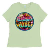 Matcha western groovy teachers aide Ladies Tee - BarkalooDesign