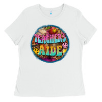 White western groovy teachers aide Ladies Tee - BarkalooDesign
