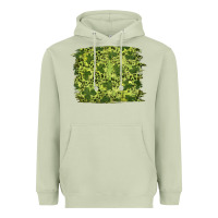 Matcha st patricks day shamrock leopard background Heavyweight Hoodie - RanaPortraitStore