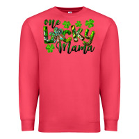 Cardinal st. patrick's day one lucky mama Premium Sweatshirt - RanaPortraitStore