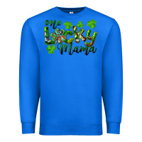 True Royal st. patrick's day one lucky mama Premium Sweatshirt - RanaPortraitStore