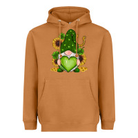 Meerkat st patricks day shamrock sunflowers gnomes Heavyweight Hoodie - RanaPortraitStore