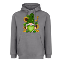 Storm st patricks day shamrock sunflowers gnomes Heavyweight Hoodie - RanaPortraitStore