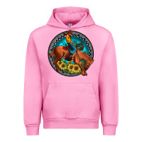 Fuchsia Pink gemstone rodeo Urban Hoodie - JahusDesignShop