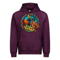 Mauve Wine gemstone rodeo Urban Hoodie - JahusDesignShop