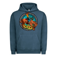 Pigment Midnight Navy gemstone rodeo Urban Hoodie - JahusDesignShop