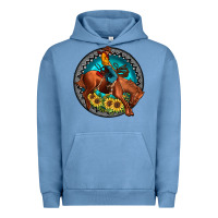 Pigment Pebble Blue gemstone rodeo Urban Hoodie - JahusDesignShop