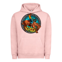 Pigment Salmon gemstone rodeo Urban Hoodie - JahusDesignShop
