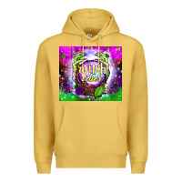 Antique Gold witch vibes crystal ball tumbler Premium Hoodie - BundleAndBundleShop