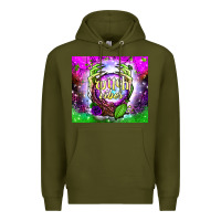 Army Green witch vibes crystal ball tumbler Premium Hoodie - BundleAndBundleShop