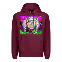 Burgundy witch vibes crystal ball tumbler Premium Hoodie - BundleAndBundleShop