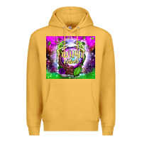 Mustard witch vibes crystal ball tumbler Premium Hoodie - BundleAndBundleShop