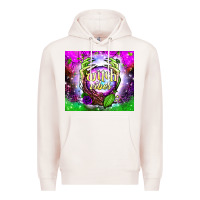 Pale Pink witch vibes crystal ball tumbler Premium Hoodie - BundleAndBundleShop
