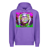 Purple witch vibes crystal ball tumbler Premium Hoodie - BundleAndBundleShop