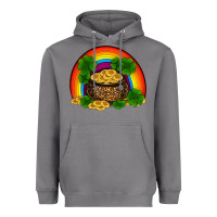 Storm st patricks shamrock gold leopard rainbow Heavyweight Hoodie - RanaPortraitStore
