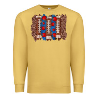 Antique Gold football brushstroke Premium Sweatshirt - Zillion Design Studio