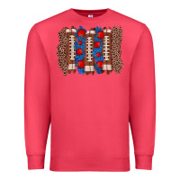 Cardinal football brushstroke Premium Sweatshirt - Zillion Design Studio
