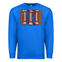 True Royal football brushstroke Premium Sweatshirt - Zillion Design Studio