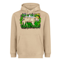 Mushroom thick thighs lucky vibes charolais bull Heavyweight Hoodie - RanaPortraitStore
