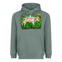 Sage thick thighs lucky vibes charolais bull Heavyweight Hoodie - RanaPortraitStore