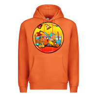 Carrot firefighter coasters Premium Hoodie - AdoDesignShop