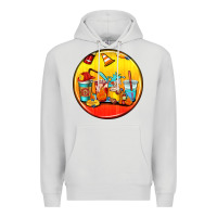 Dove Grey firefighter coasters Premium Hoodie - AdoDesignShop