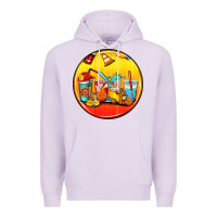 Lilac firefighter coasters Premium Hoodie - AdoDesignShop
