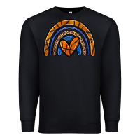 Black basketball rainbow Premium Sweatshirt - Zillion Design Studio