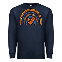Navy basketball rainbow Premium Sweatshirt - Zillion Design Studio