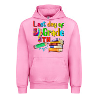 Fuchsia Pink last day of fourth grade Urban Hoodie - Artiststas