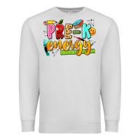 Dove Grey pre k energy Premium Sweatshirt - texasbilliewilder