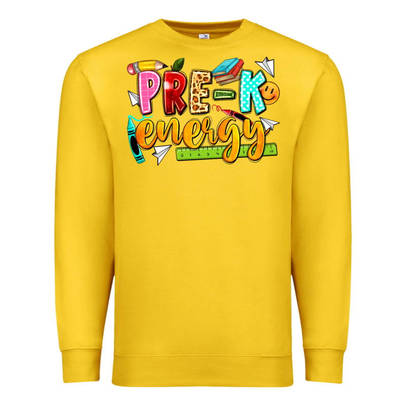 Pre K Energy Premium Sweatshirt by texasbilliewilder | Teevron