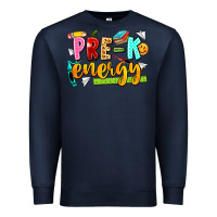 Navy pre k energy Premium Sweatshirt - texasbilliewilder