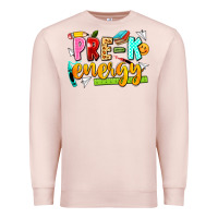 Pale Pink pre k energy Premium Sweatshirt - texasbilliewilder