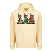 Pina Colada leopard cowhide turquoise cactus bunny's Premium Hoodie - JahusDesignShop